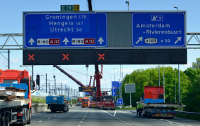 Voorbeeld afbeelding van A4 en A10 Zuid: veel verkeershinder vanwege afsluiting