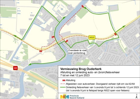 Vernieuwing brug Ouderkerk