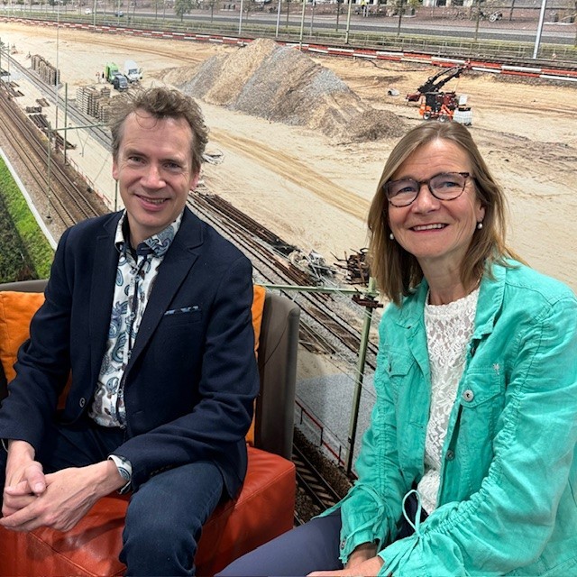 Trekkers cluster Centrum Geertjan Cronenberg (links) en Erika van der Heijden (rechts)